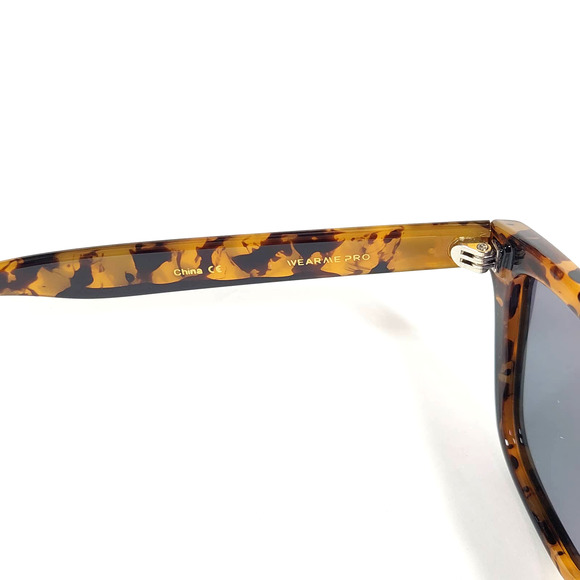 WearMe Pro 56-18-140 1014 TRTPNK Splatter Brown Reflective Lens Sunglasses - Picture 7 of 10